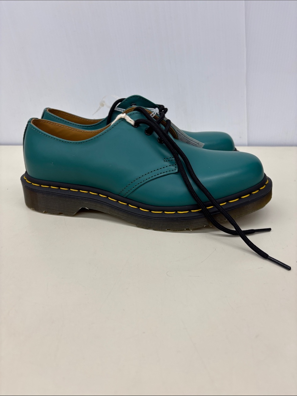 Dr. Martens Teal Lace-Up Oxford Shoes Brand New With Tags NWT Size 7 - Picture 4 of 8